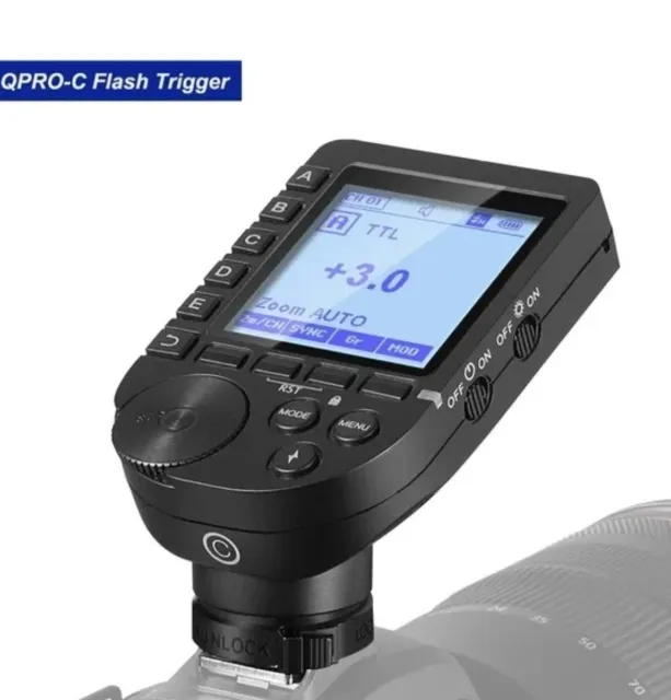 NEEWER QPRO-C TTL Wireless Flash Trigger Compatible with Canon 1/8000s HSS Ti...