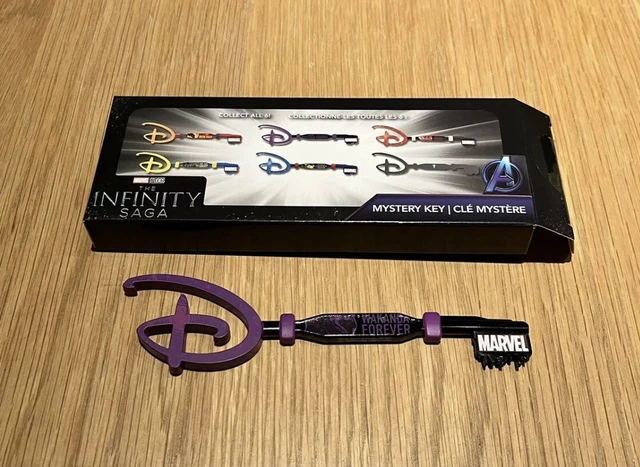 DISNEY STORE MARVEL The Infinity Saga Mystery Collectable Key, Black ...