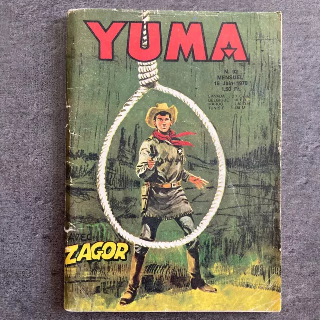 Yuma N° 92 - Miki, Zagor - Lug 1970 - Tbe