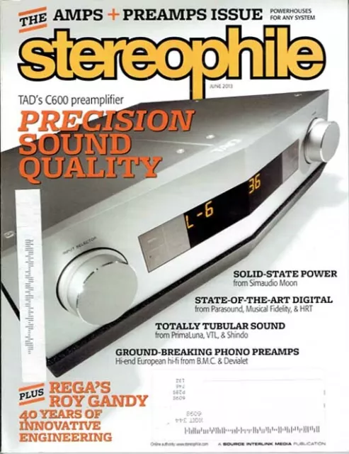 Stereophile Magazine Lot of 2 Issues
