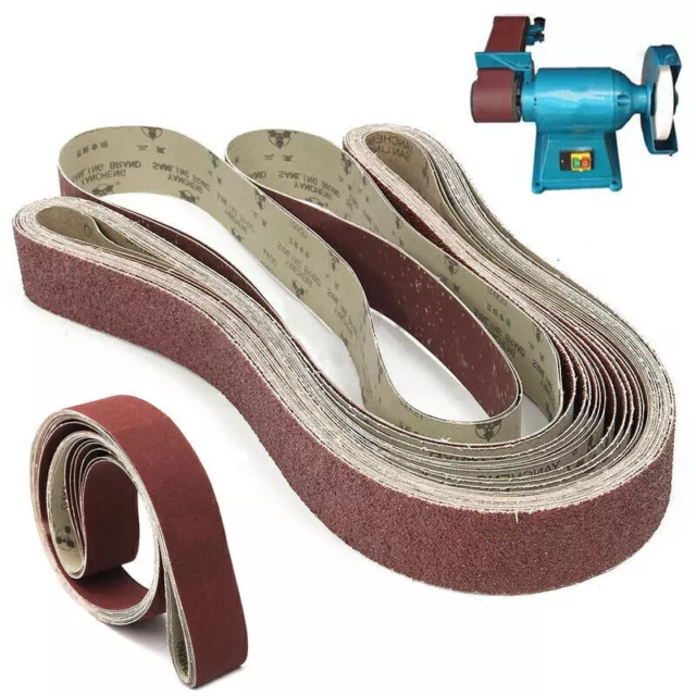 5/10x 72" x 2" Sanding Belts Linishing 1800 1830mm x 50mm 36 40 60 120 600 Grit 2