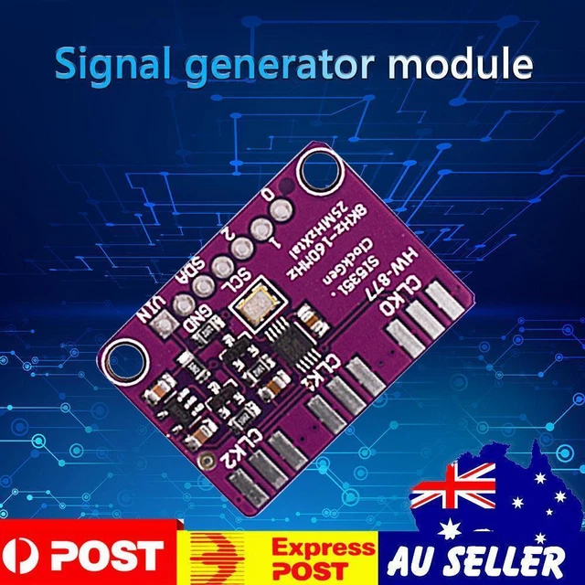 3V-5V SI5351A SI5351 I2C IIC Clock Signal Generator Breakout Board 8kHz ...