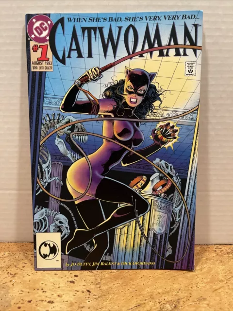 Catwoman #1 (August 1993) DC Bane Appearance Embossed Cover VGC