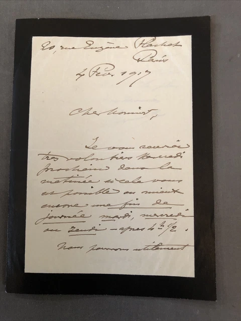 CLAUDE AVELINE - LETTRE AUTOGRAPHE SIGNÉE À MADAME Marko RISTIC, 1949 EUR 27,00 - FR