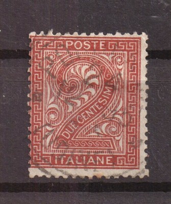 1863 ITALIA REGNO cat.Sassone L15 timbro numerale a data 150€ 766 