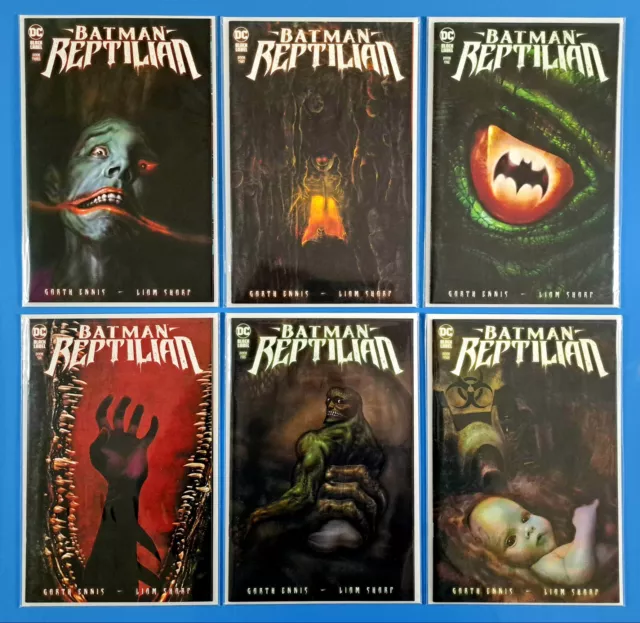 Batman Reptilian #1-6 DC Black Label 2021 Garth Ennis High Grade Lot Of 6 NM+🔥