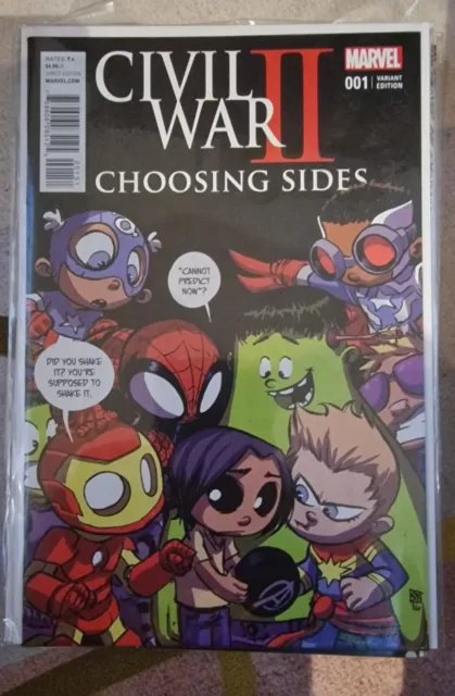 CIVIL WAR II CHOOSING SIDES #1 Skottie Young Variant Cover New 1ST PRINTING