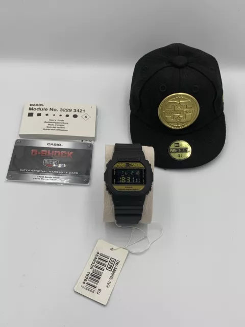 Casio G Shock Dw-5600Ne-1Er New Era Limited Edition Black & Gold Brand New