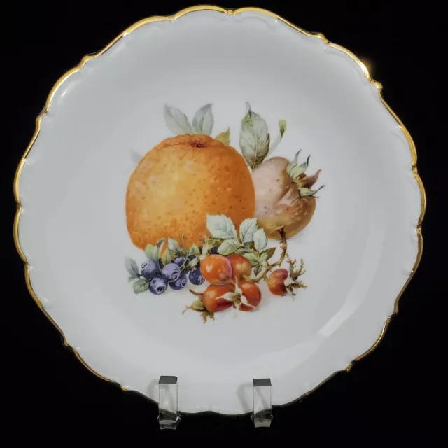 Schumann Arzberg Fruit & Nuts Salad Plates Set of 6 Vintage Germany