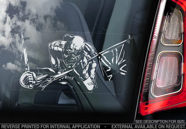 Adesivo In Vinile Iron Maiden Killers Eddie Per Auto, Camion, Laptop, Heavy Metal, Oracal