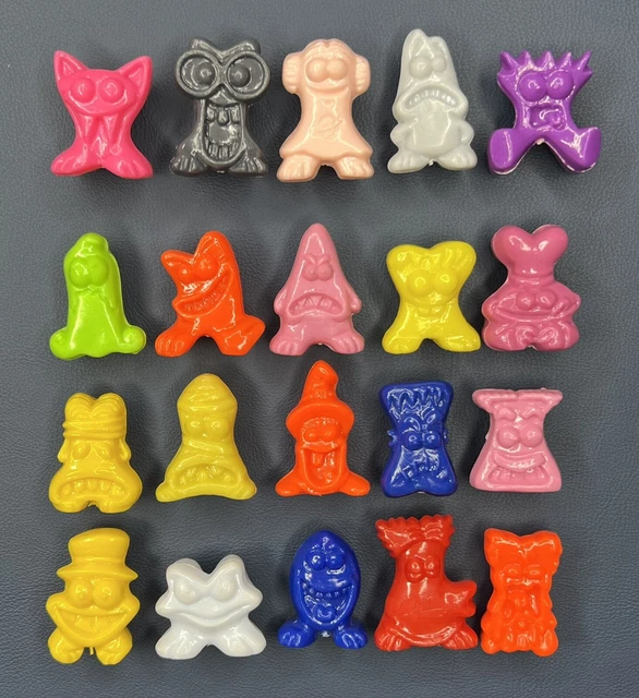 Gogos Crazy Bones COMPLETE Solid SET of CLASSIC MUTANTS 20 total w/ Eggy 0967