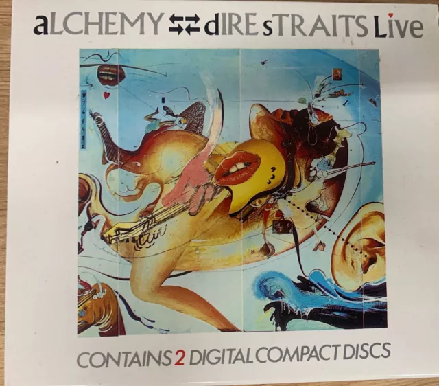 DIRE STRAITS - Alchemy Live 2 x CD Slipcase Box 1984 Phonogram USA Exc Cond! 2CD