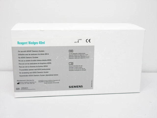 Advia Chemistry Siemens Reagent Wedges 40Ml 50 Count ~ 094-0123-01 05529881