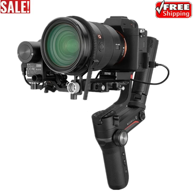 Estabilizador de cámara de 3 ejes Zhiyun WEEBILL S para cámaras sin espejo y DSLR Vlog