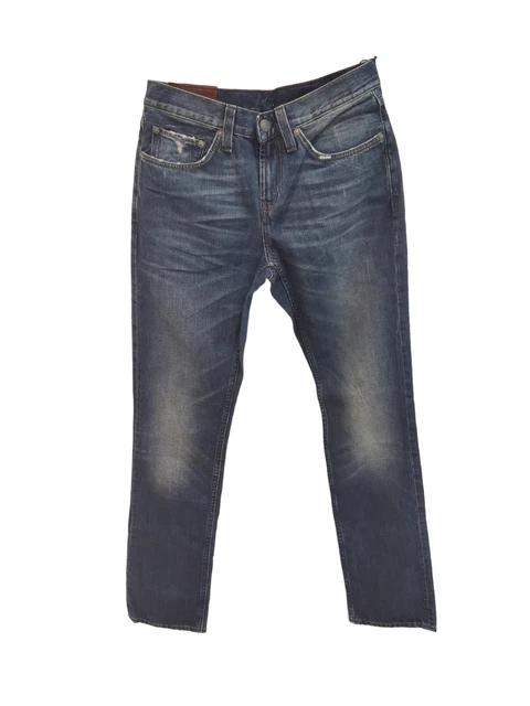 Jeans da uomo blu massiccio J BRAND aderenti dritti Kane taglia 30 W