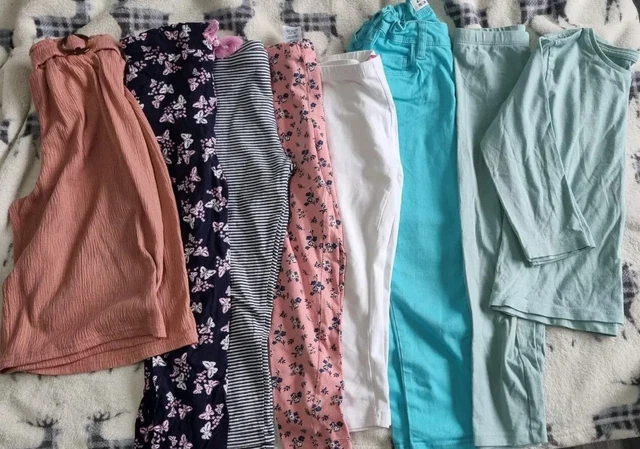 Pacchetto di leggings e jeans per ragazze ottimo per la primavera Next George età 4/5