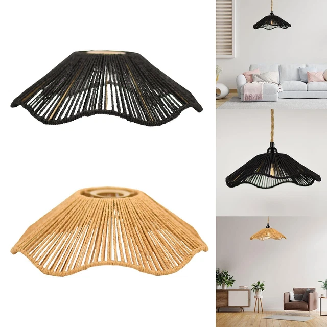 Trust-Abat-jour tissé abat-jour ampoule garde luminaire abat-jour