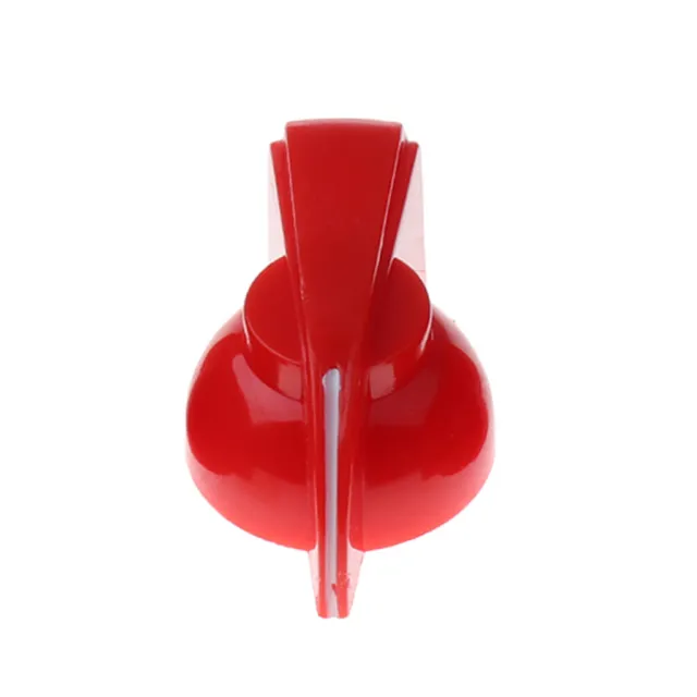 Large Chicken Head Potentiometer Knob Volume Amp Dial for 6mm Shaft Pot Red