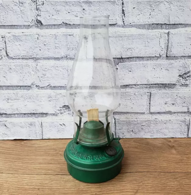 Vintage Sammlerstück MGR METRO LAMP Kerosin Öllampe Alte Eisen Antike...