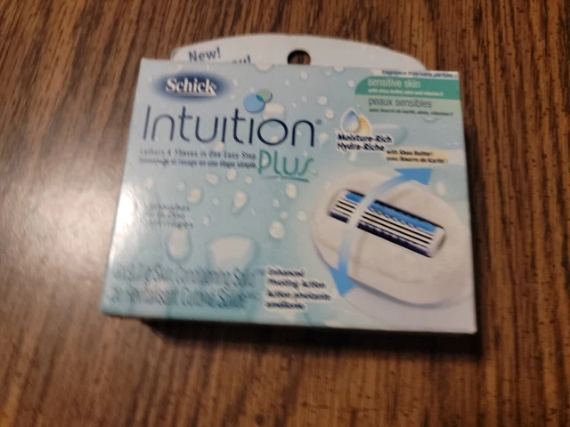 3 cartuchos de relleno de piel sensible Schick Intuition Plus