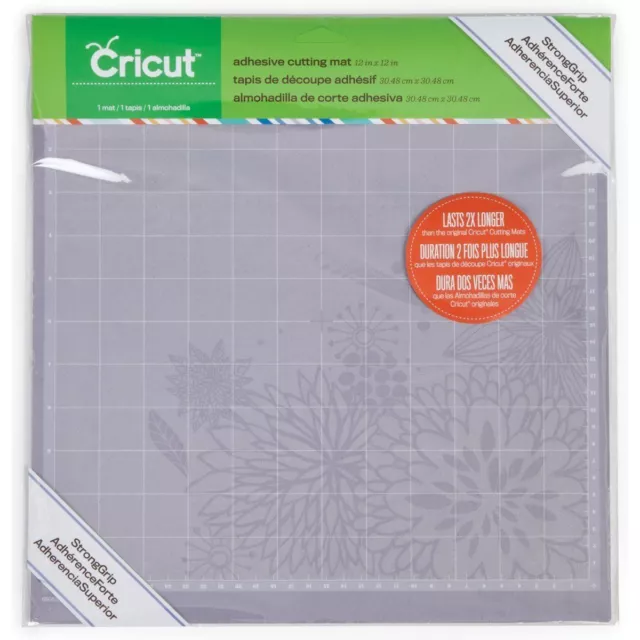 Cricut StrongGrip Adhesive Cutting Mat, 12 by 12 NEW 2003545