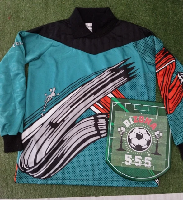 Veste Vintage De Football Monza - Marque Reusch, Taille L, Rouge, Manches Longues