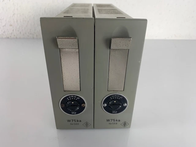 2x Neumann W75KA (U47, U67 Filtre) „ Pas Testé / Not Testé “