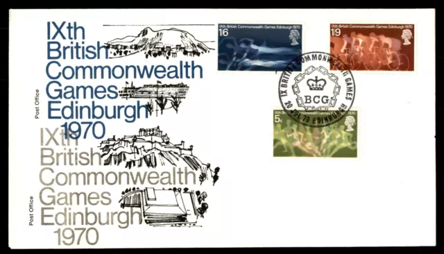 Mayfairstamps Great Britain FDC 1970 Ixth British Commonwealth Games Combo First