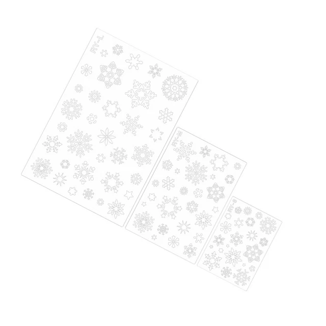 3 piezas hoja de dibujo plantillas de Navidad grandes plantilla dibujo