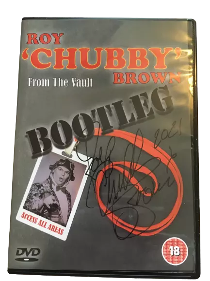 Roy Chubby Brown From The Vault Bootleg - Access all Areas DVD (18) - Signed
