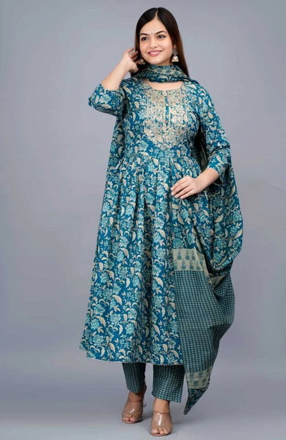 Designer Party Wear Kurti Suit Women's Indian Bollywood Salwar Kameez Sets