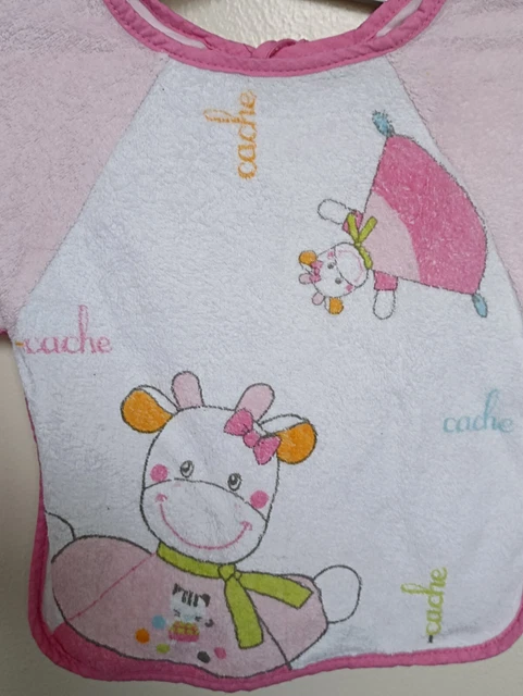 Bavoir à manches Mots d'enfants Très bon état 2