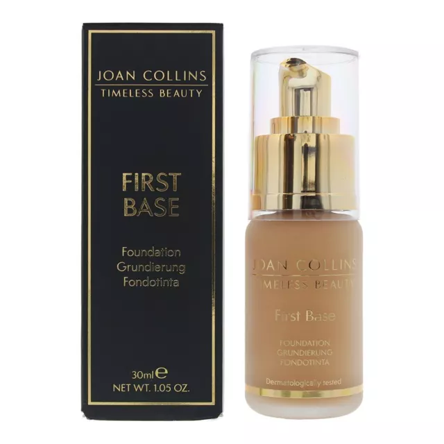 Joan Collins First Base Warm Dark Foundation 30ml For Women