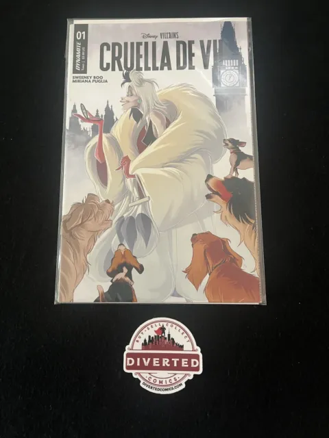 DISNEY VILLAINS CRUELLA DE VIL #1 BOO COVER A (Dynamite 2024) Comic