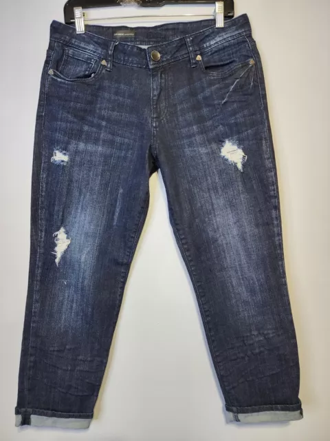 KUT From The Kloth Womens Size 10 Catherine High Rise Slim Boyfriend Jeans