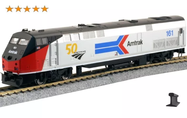 Kato HO Scale ~ New 2024 ~ Amtrak Phase I 50th ~ GE P42 Genesis #161 ~ 37-6114