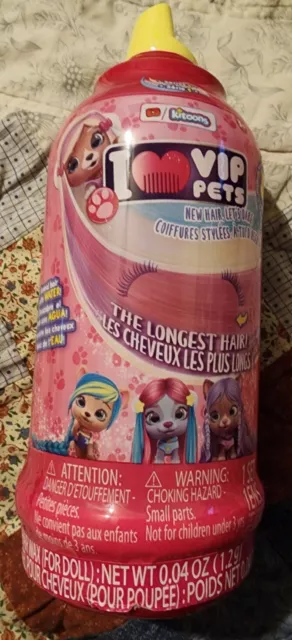 I Love VIP Pets Doll Series 1 Kitoons Mousse Bottle Hair Reveal
