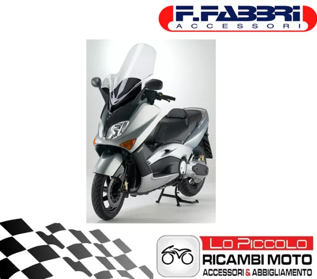 Fabbri Parabrezza Alto + Attacchi Yamaha Tmax T-Max 500 2005 2006 2007