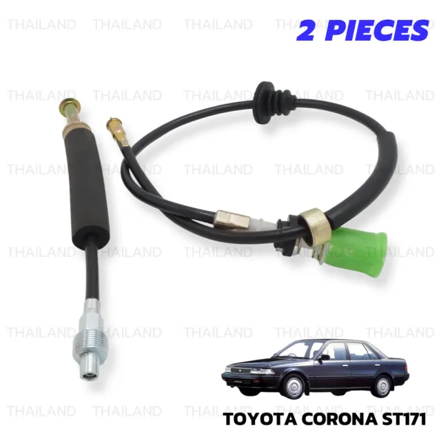 For Toyota Corona ST171 AT171 Sedan 1987 '92 Set Speedometer Cable Speedo