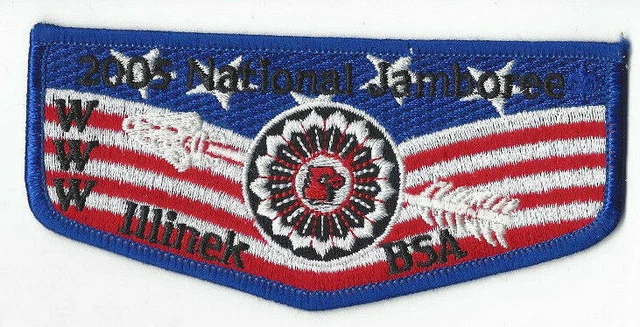 OA Lodge 132 Illinek 2005 National Jamboree Blue Bdr. Flap [MK970]