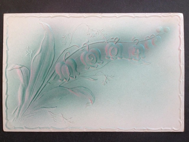 Superb ANTIQUE POSTCARD Fantasy Embossed EMBOSSED POSTCARD Thug 1904