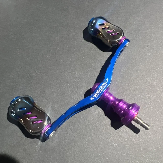 SQUID MANIA MAD Crow98 Custom Handle Crazy Blue Shimano S2