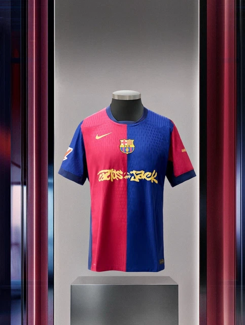 Maillot FC Barcelone Lamine Yamal Travis Scott édition Limitée - Taille L - Neuf