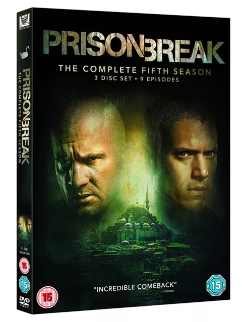 Prison Break Complete Season 5 Dvd Box Set 3 Disc R4 "New&Sealed"