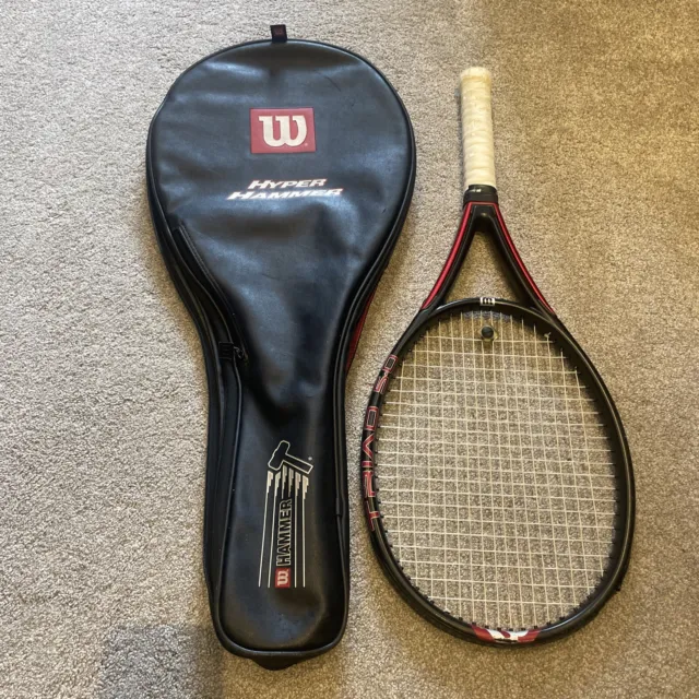 Wilson Triad 5.0 Hammer Technology Grip 3 Tennis Racket & Cover