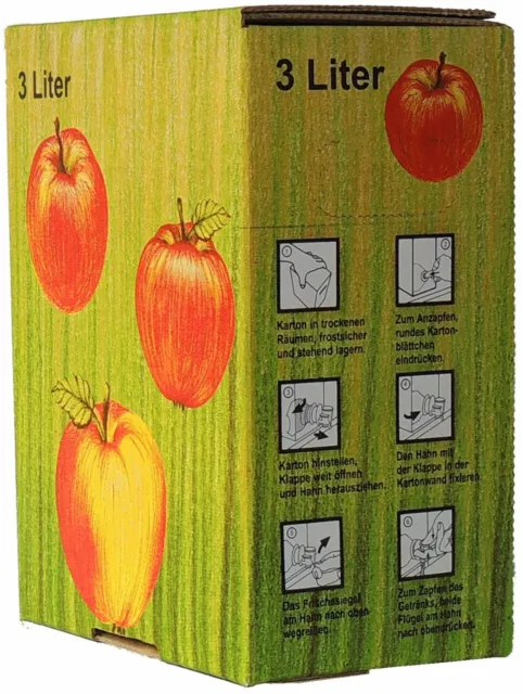 140 unidades 3 litros bolsa en caja caja caja decoración de manzanas (1,24€/1 unidad) 2