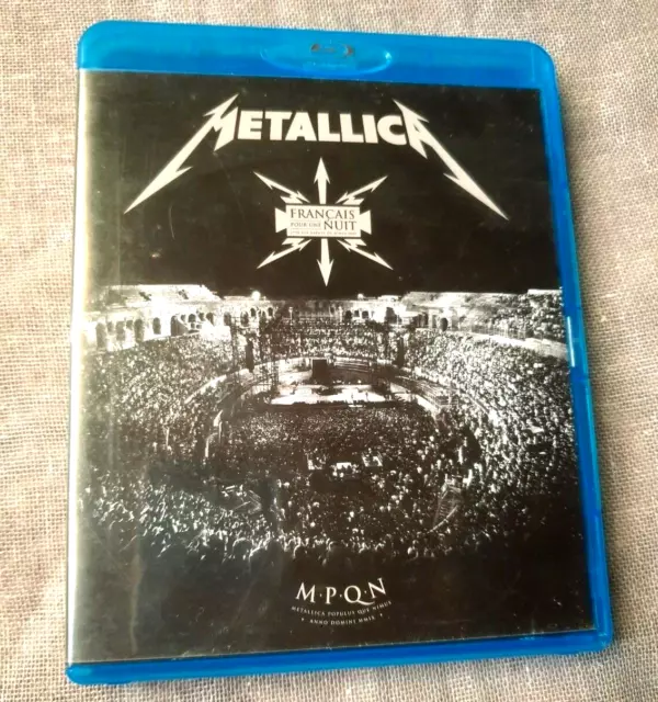 Blue ray Metallica Français pour une nuit Live arènes de Nîmes 2009