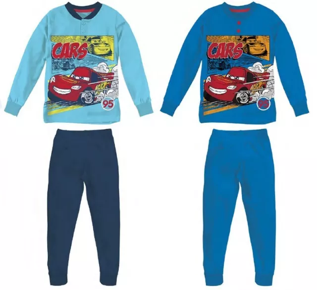 Pigiama Bambino In Jersey Di Cotone Manica e Pantalone Lungo Disney Cars DY40G78