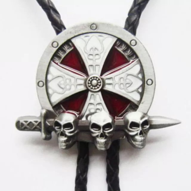 Bolo Tie Kelten- Schild Celtic Skull Bolotie Western- Krawatte