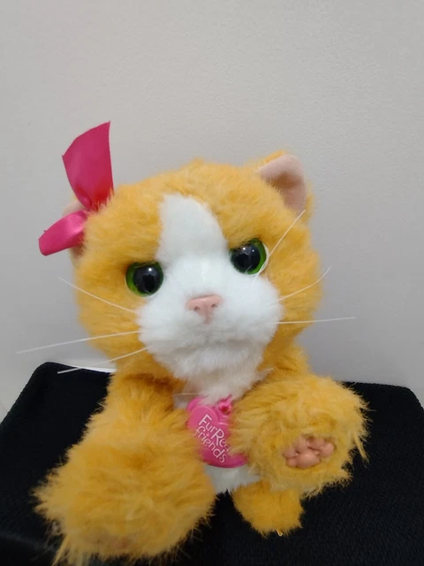 Hasbro Furreal Friends Daisy Plays With Me Interactive Cat Kitten 2012 working
